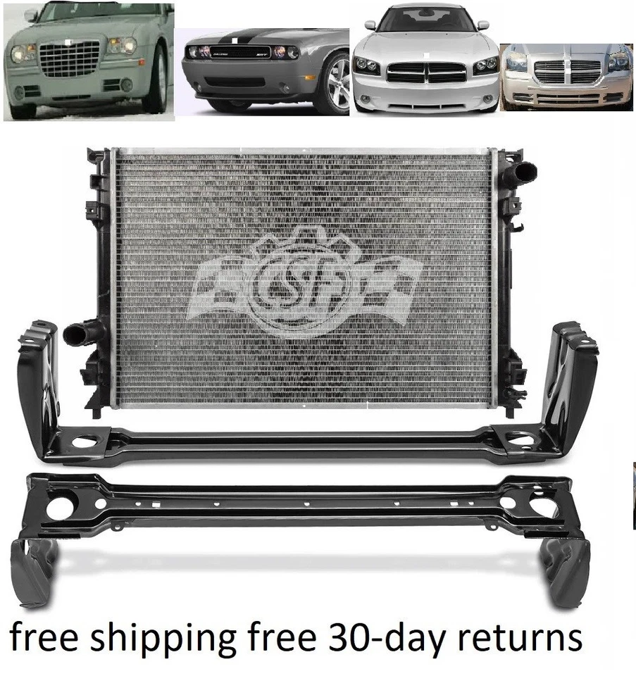 Radiator For 2005-23 Chrysler 300 Dodge Charger Challenger Magnum Lower Support Foto 1 de 4