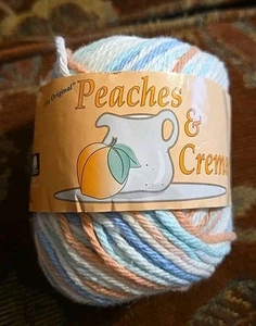 1 Skein Peaches & Creme Yarn Shaded Pastel Cotton  - Picture 1 of 3