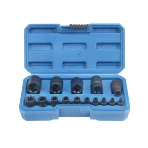 15pcs External Torx Plus Socket Set,6 point E-Torx Star Torque Socket Set,Cr-... - Picture 1 of 7