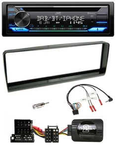 JVC Bluetooth Lenkrad USB DAB CD Autoradio für Alfa Romeo 156 00-01 schwarz - Bild 1 von 10