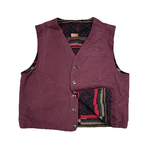 Vintage Outback Trading Company Marlboro Weste Wolle gefüttert Western Wende LG - Bild 1 von 6