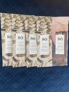 Lot Of 4 R+Co Dallas Biotin Thickening Shampoo & Conditioner Samples Packs NEW - Picture 1 of 1