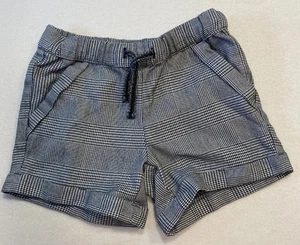 Wonder Nation Short Girls Extra Small Black Striped Drawstring Elastic Waist - Picture 1 of 8