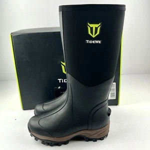TIDEWE Rubber Neoprene Boots Men And Women Waterproof Sturdy 6mm Neoprene Boots - Picture 1 of 11