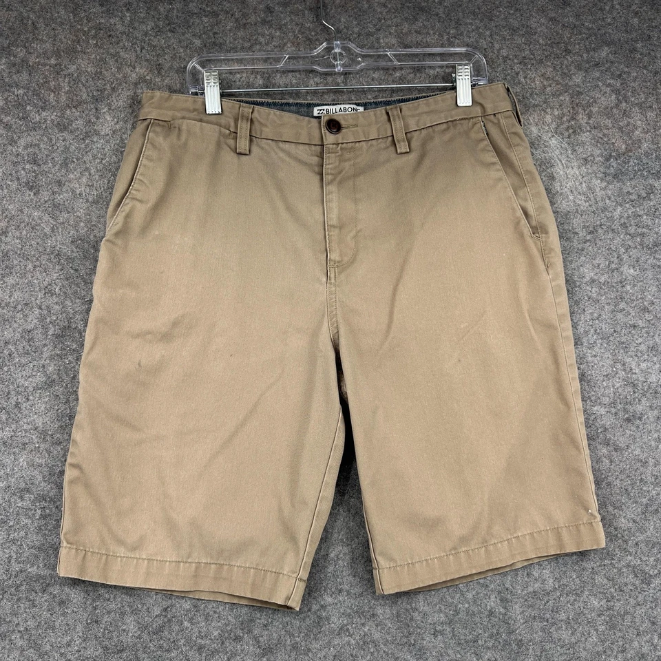 Billabong Shorts Mens 34 Khaki Carter Short Chino Walkshort Casual Surf Golf - Image 1 of 4