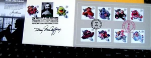JIM HENSON & THE MUPPETS STAMPS 1st DAY BLUE OFFICIAL FOLDER SEPT 28, 2005 - Picture 1 of 2