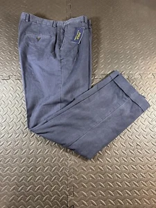 POLO RALPH LAUREN Mens Navy Flat Front Classic Stretch Chino Pants 38x34 - Picture 1 of 5