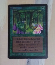 MTG Wild Growth Beta MP Green Common MAGIC THE GATHERING CARD