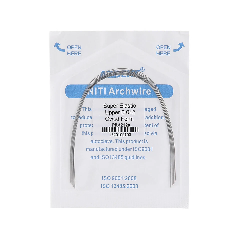 20x Dental Orthodontic 012 Lower Round Arch Wire AZDENT Super Elastic Niti
