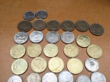 39 PRE-EURO BELGIAN COINS, 50,20,5,1 FRANC