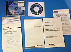 Toshiba Satellite Laptop L30 L35 Recovery & Applications Disk + Manual unused - Picture 1 of 8