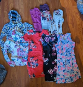 Joules Clothing Lot of 8 Juniors 2, 4, 6 XS S Hoodies Dresses Shirts Floral UK 6 - Picture 1 of 22