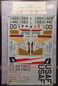 SuperScale | No. 48-272 | 1:48 F-4 Phantom ANG Ohio, Mich & Texas Decals - Picture 1 of 1