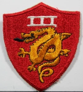 US Marine Corps WW II USMC Third Corps (Amphibious) Full Color Patch Insignia - Picture 1 of 2