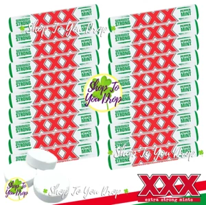 20 XXX EXTRA STARKE MINZEN 40,5G ROLLEN Süßigkeiten✨SONDERANGEBOT✨NUR 15,95£✨BB 26.07.✨ - Bild 1 von 6