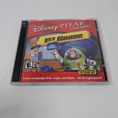 Disney/Pixar Learning: 1st Grade Jewel Case (PC, 2002) - Image 1 of 4