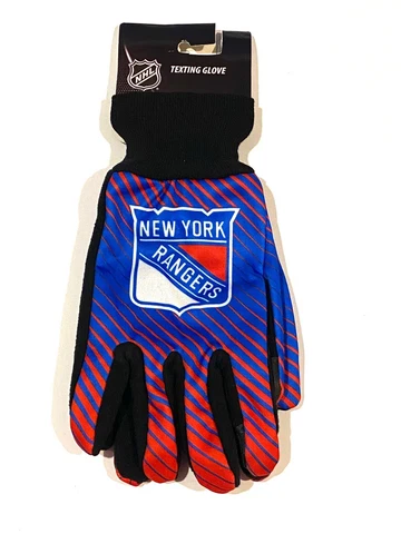 New York Rangers Texting Gloves Hockey Gloves Polyester Gloves NHL Rangers NYR! Cover