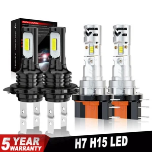 For 2014-2016 BMW 228i LED Headlight Kit White Bulbs Hi/Lo - Picture 1 of 15