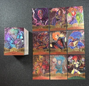 1995 Marvel Metal - 138 Card Complete Base Set - Near Mint / Mint - Picture 1 of 5