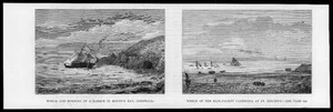 Impresión antigua 1881 - Cornwall Mounts Bay Naufragio Jersey St Heliers Naufragio (45) - Imagen 1 de 1
