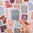  Bible Verse Cards, 60 Unique, Assorted Mini Scripture Encouragement Delicate