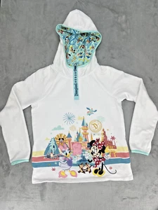 Disney Park sweatshirt Hoodie girls XL Minnie Daisy chip Dale Embroidered - Picture 1 of 20
