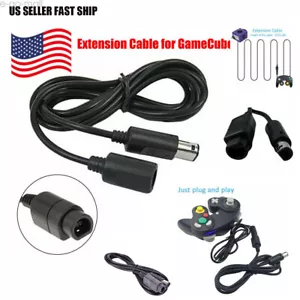 6FT /1.8m Extension Cables For Nintendo GameCube Console Wii Controller GC - Picture 1 of 12