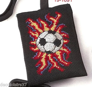 Permin 19-1691 Funda para Portátil Fútbol Bordado Contado - Imagen 1 de 1