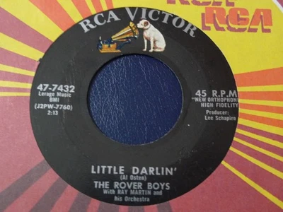 THE ROVER BOYS-LITTLE DARLIN-RCA - Image 1 of 2