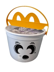 Neu 2025 McDonalds Ghost Boo Eimer mit leuchtenden Aufklebern - Bild 1 von 6