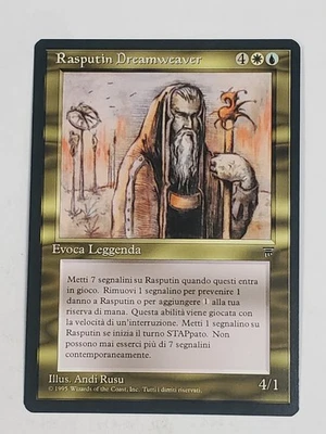 MTG Rasputin Dreamweaver (Italian Legends/Gold/R) - BGM - Image 1 of 4