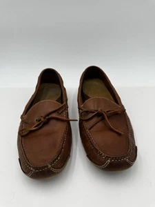 Cole Haan Driving Shoes Leather Size 10 Men’s Brown Slip On Comfort Tie Front - Bild 1 von 10