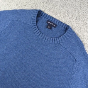 Suéter Lands End Para Hombres XL 46-48 Azul Raglán Clásico Preppy Hecho en Japón Algodón - Imagen 1 de 13