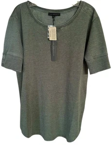 Jane & Delancey Damen Bluse Top Vintage Look Baumwollmischung Gr. L dunkel tiefgrün - Bild 1 von 8