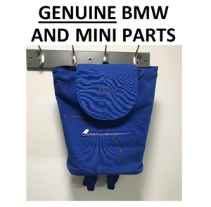 GENUINE MINI Blazing Blue 11L Outline Print Back Pack, Ruck Sack, Cabin Bag 32A2 - Picture 1 of 11