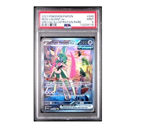 Pokémon SV Paradox Rift Iron Valiant ex #249/182 2023 PSA 9 - Imagen 1 de 2