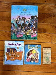 Mixed Lot of Vintage & Not Small & Large Religious Hardcover & Pamphlet Kids Boo - Picture 1 of 17