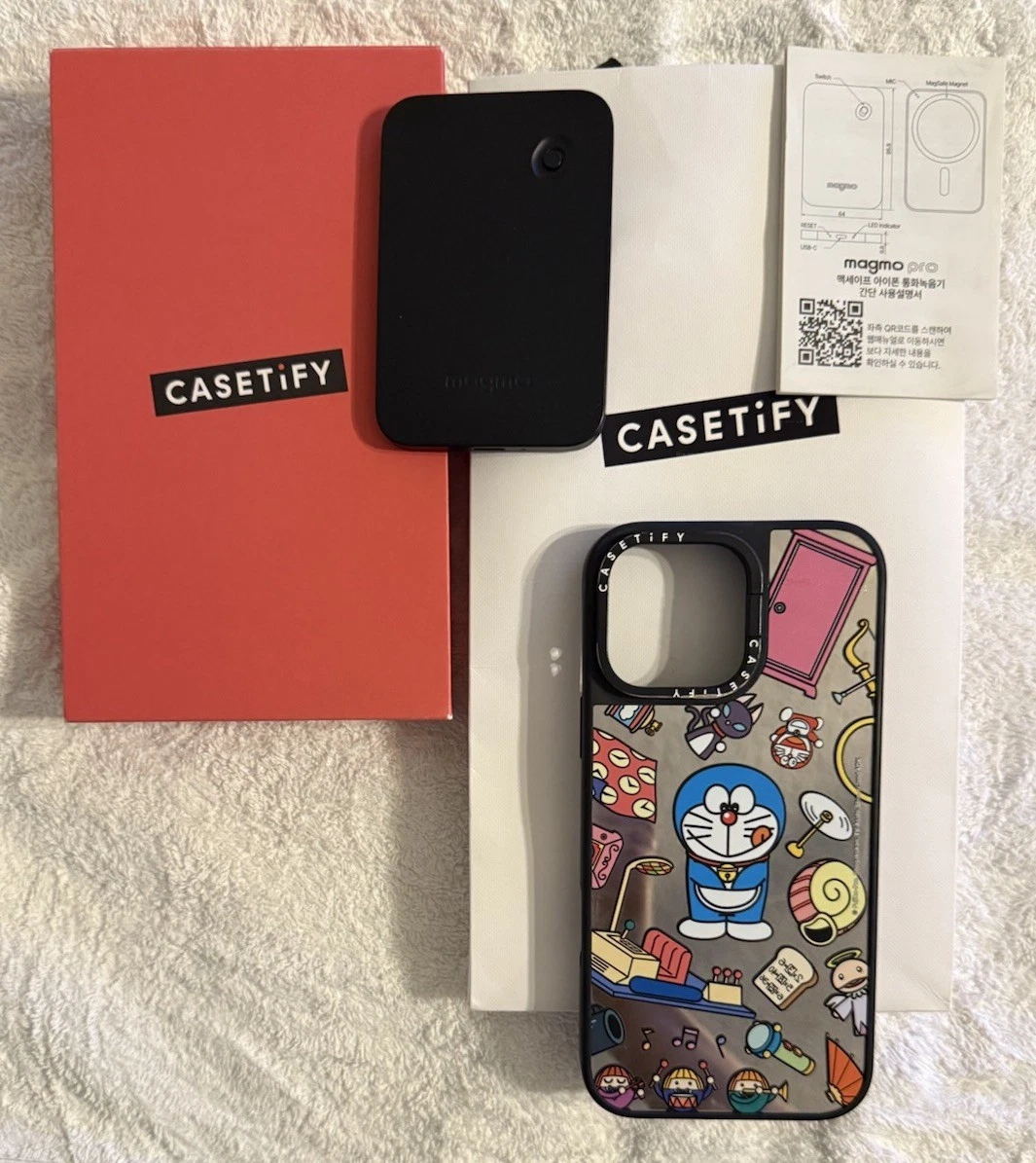 CASETiFY Doraemon Phone MagSafe Case iPhone 16 Pro Max & Magmo