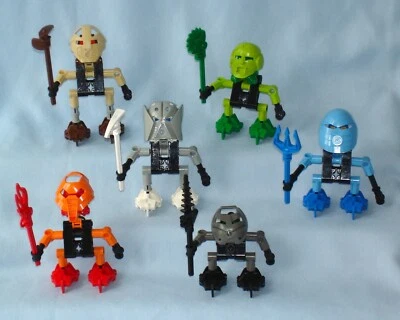2001 Lego Bionicle TURAGA - All 6 Village Elders of Mata Nui  (8540 - 8545) - Image 1 of 4