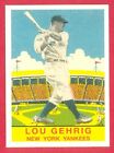 2011 TOPPS (BB) Lou Gehrig SP "CMG REPRINTS" CHASE CARD #CMGR-21 NNY/HOF'er