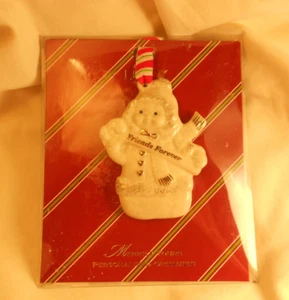 Lenox "Merrily Yours" Christmas Ornament -"Friends Forever" - Picture 1 of 4