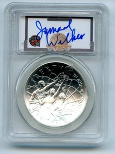 2020 P $1 Basketball Hall of Fame Silver Commemorative PCGS MS70 Jamaal Wilkes - Picture 1 of 2