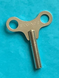 Uhrenschlüssel vernickelt Nr. 3 Vierkant 3,00 mm Schlüssel Aufziehschlüssel - Bild 1 von 1