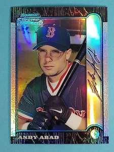 1999 Bowman Chrome REFRACTOR RC Andy Abad Boston Red Sox #132 ⚾ - Picture 1 of 2