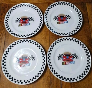 4 ~ Gibson Nascar Dinner Plates - Picture 1 of 6