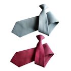 Clip on Design Neck Tie for School Uniform Cute Necktie Sweet Simple Student Tie
