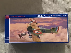 GLENCOE #05118 1/48 SCALE SPAD XIII FRENCH ACES WWI BIPLANE NEW - Picture 1 of 2