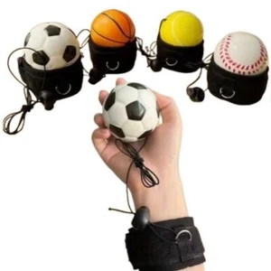 Handballspiel elastischer Hüpfball Rücklaufball Kinder - Bild 1 von 16