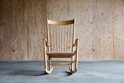 FDB Mobler J16 Danish Modern Rocking Chair  by Hans Wegner Cover