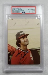 1982 TONY LaRUSSA Signed Original Snapshot Photo-HALL OF FAME-WHITE SOX-PSA - Picture 1 of 5